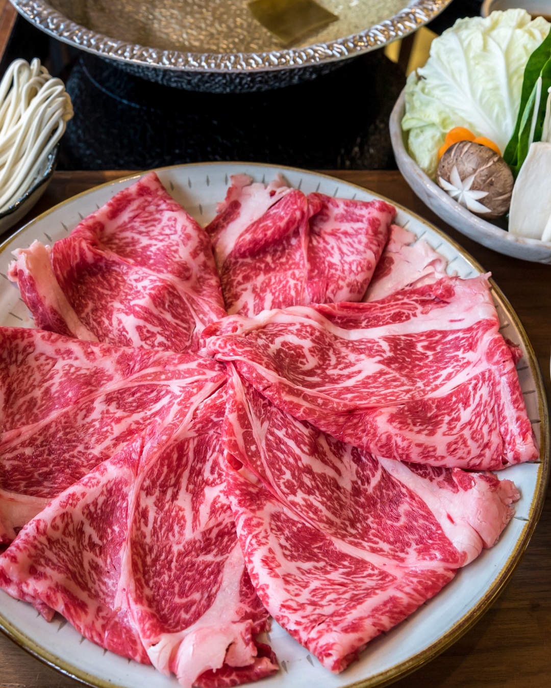 a5 Wagyu beef loin Shabushabu hotpo