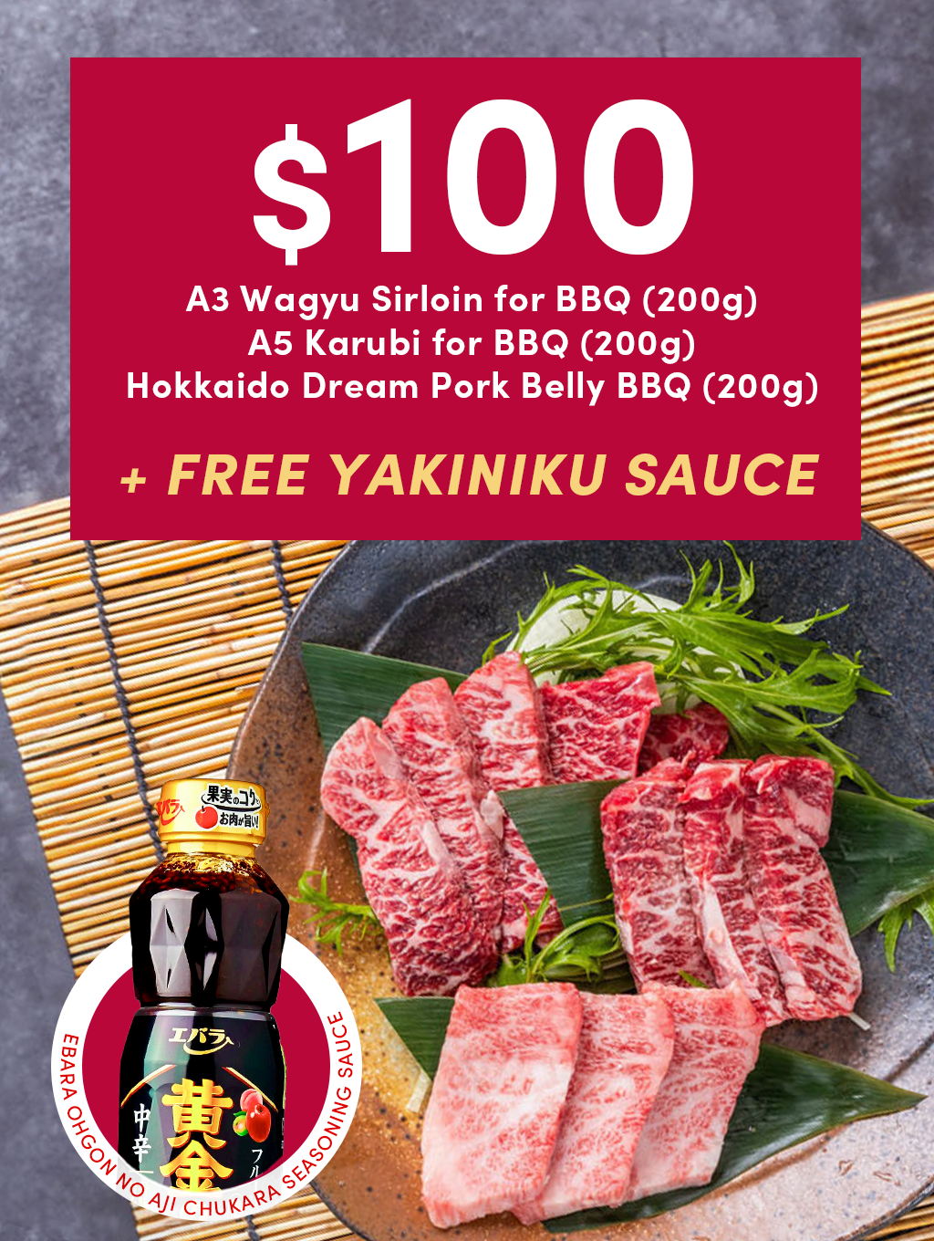 Yakiniku BBQ Bundle for $100