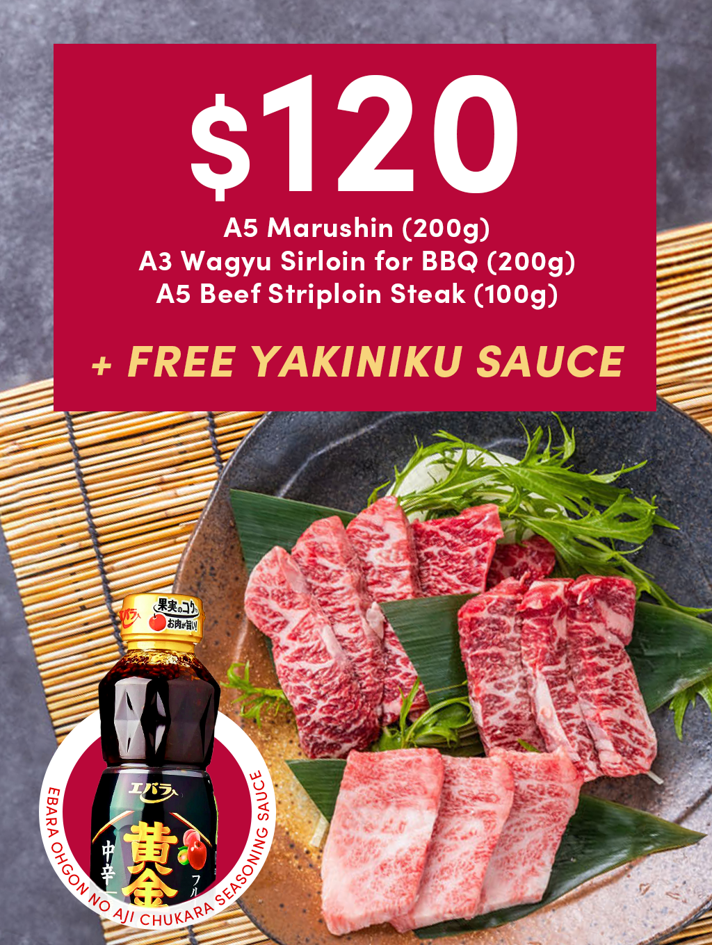 Yakiniku BBQ Bundle for $120